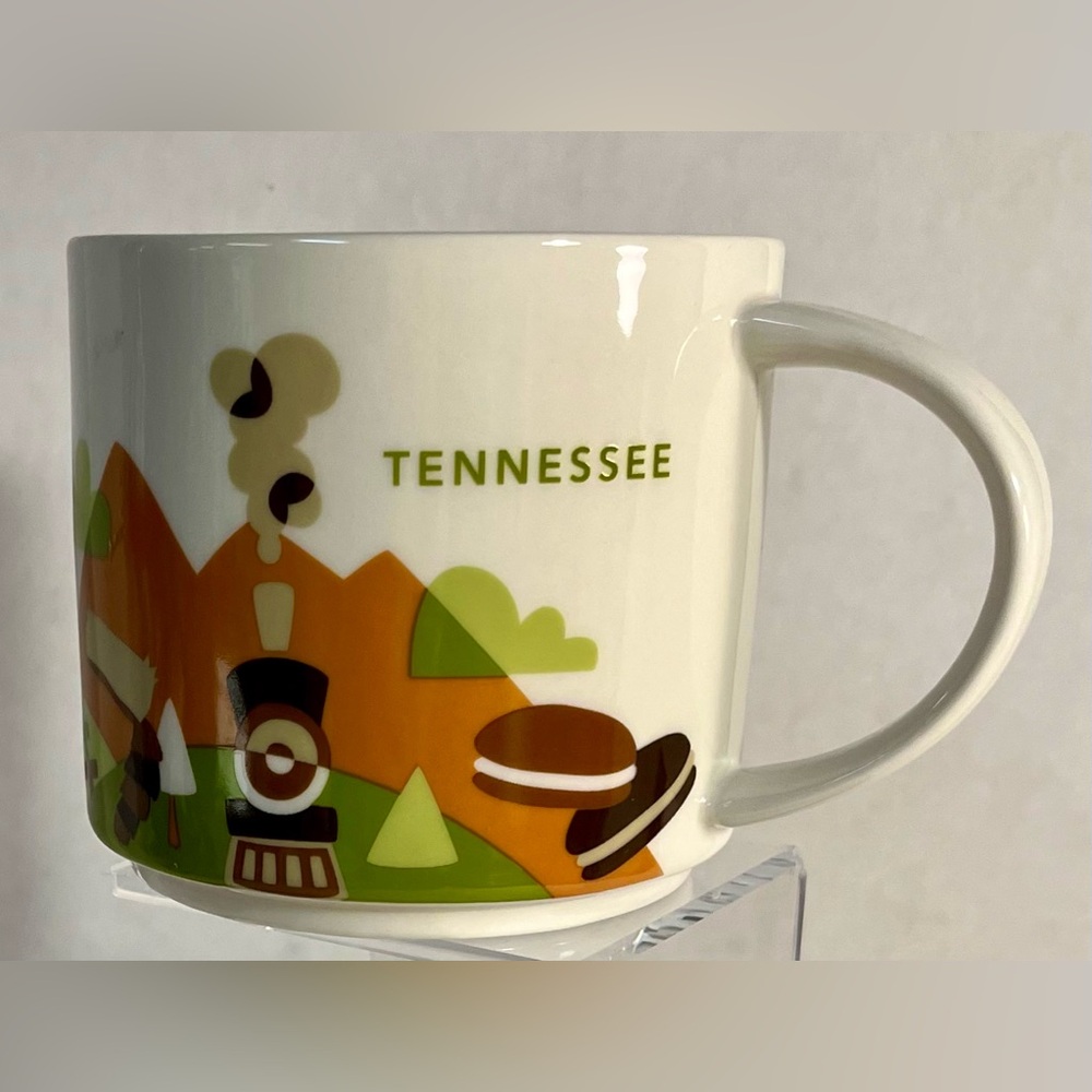 STARBUCKS Tennessee 14oz Coffee Mug Cup 2017 You Are Here Collection